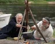 Amžius ne riba: 80-metį perkopęs Juozas Budraitis nusifilmavo istorinėje dramoje „Miestas prie upės“